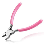 4.4" Mini Short Flat Nose Pliers for Jewelry Making Small Duck Billed Pliers Smooth Jaws Flat Plier Wire Straightener Jewelry Making Tools for Wire Bending Straightening Craft DIY Supplies - style: Short Flat Nose Pliers