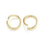 HDSupplies 100 Pieces - 304 Gold Tone Stainless Steel Jump Rings - 10mm - 17 Gauge (1.2mm Thickness) - color: Gold Tone Stainless Steel, size: 10mm / 1.2mm Thick / 17 Gauge