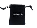 jonline24h Mens Womens Black Leather Cord Necklace Rope Chain with Stainless Steel Clasp 3mm 16-30 inch