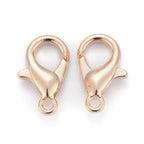 HDSupplies 100 Pieces - Lobster Clasps - KC Gold Tone - 12x6mm / 1.2mm Hole - color: KC Gold Tone, size: 12x6mm