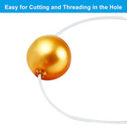 Zorfeter 3 Rolls 0.8mm Elastic Stretch Thread, Stretchy Bead Cord Crystal String Bracelet String, Clear Beaded Cord for Bracelet Beading and Jewelry Making(328FT/100M) - size: 0.8 mm