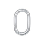 14K Gold Jewelry Clasp Necklace Extender Clasp Bracelet Extension Connector for DIY Necklace Bracelet Anklet Jewelry Making (Style 3-White) - size: Style 3-White