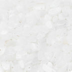 200pcs Natural Chip Stone Beads Gemstone Healing Crystal Loose Rocks Bead Irregular Glass Seed Charm Beads Drilled DIY for Jewelry Bracelet Necklace Earrings Making Crafting Supplies (White, 5-8mm) - color: white