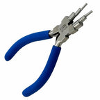 Bail Making Pliers 6 in 1 For Making Loop Rings and Jump Rings, Sizes 2mm to 9mm | Wire Looping and Forming Pliers with PVC Grip Handle - German Steel