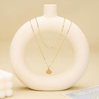 12 Pack Stainless Steel Necklace Chain for Women Men Gold Lip Link Chain Adjustable Necklace Bulk - color: Gold Lip, size: 18 Inches
