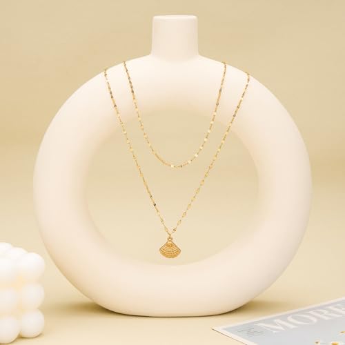 12 Pack Stainless Steel Necklace Chain for Women Men Gold Lip Link Chain Adjustable Necklace Bulk - color: Gold Lip, size: 18 Inches
