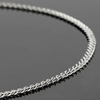UMAOKANG 5 Meters Cuban Chain for Necklace DIY Jewelry Making Chains Bulk Stainless Steel Chain for Jewelry Making with Jump Rings and Lobster Clasps - color: 1.2mm Silver Cuban