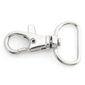 CRAFTMEMORE 3/4 Inch Trigger Snap Hooks Classic Swivel Lobster Claw Clasps Purse Lanyard Clip 20 Pack CSPS (Silver) - color: Silver