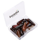 BEADIA Natural Dream AgateTeardrop Stone Beads 10x30mm 12pcs Dangle Earring Charm for DIY Jewelry Making - color: Dream Agate