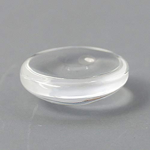 Craftdady 200Pcs Transparent Glass Cabochons 12mm Clear Glass Flat Back Dome Tile Cabochons Half Round Covers for Photo Pendant Jewelry Making - color: Transparent Clear, size: 12mm Round