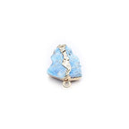 8pcs Natural Stone Pendant Irregular Shape Healing Crystals Stone Charms For Jewelry Making DIY Necklaces