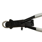 The Beadsmith Wire/Ring Bending Pliers, 7 inches (180mm), White PVC Grip, Spring Action Handle, Tool for Bending and Curving Wire, Rings, rods and Metal Strips