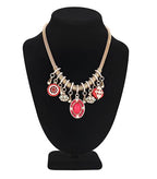 Polmart Modern Necklace Display Bust (Black Velvet, 9 ⅘”H) - color: Black Velvet, size: 9 ⅘”H