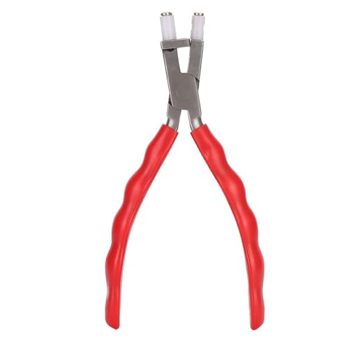 Nylon Jaw Pliers for Jewelry Making Non-Scratch C-Type Pliers with Anti-Slip Handle Round & Flat Nose Design for Wire Bending(pliers) - style: pliers