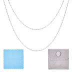 Elecrelive S925 Sterling Silver Chains 3.28 Feet Twisted Silver Singapore Chains 4.5x1mm with Velvet Bag for Men Women Jewelry Chain DIY Making - color: 925 Sterling Silver