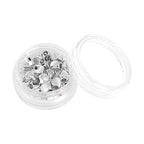 BEADIA Silver Plated Twisted Spacer Beads 4x5mm 30pcs for Jewelry Making Findings Non Tarnish - color: Silver, size: 4x5mm Twisted