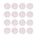 Fashewelry 50Pcs Natural Rose Quartz Cabochon Stone Half Round Beads 6mm Tiny Flat Back Gemstone Chakra Healing Crystal Cover Cabs for Jewelry Making - color: 3-Rose Quartz, size: 6x3~4mm