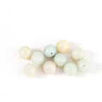 100Pcs Natural Stone 6mm Amazonite Round Loose Gemstone Energy Healing Beads Hole Size 1mm DIY Smooth Beads for Bracelet Necklace Earrings Jewelry Making - color: Amazonite, size: 6mm