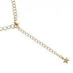 BEADIA 14K Gold Plated Extender Chains 75mm 20pcs Star Extension Tail Chains for Jewelry Making Findings - color: Star