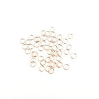 50pcs 14/20 Gold Filled Round Open Jump Rings 4.5MM OD, 3.2MM ID 22 Gauge by CRAFT WIRE - color: 22 Gauge, size: 4.5MM