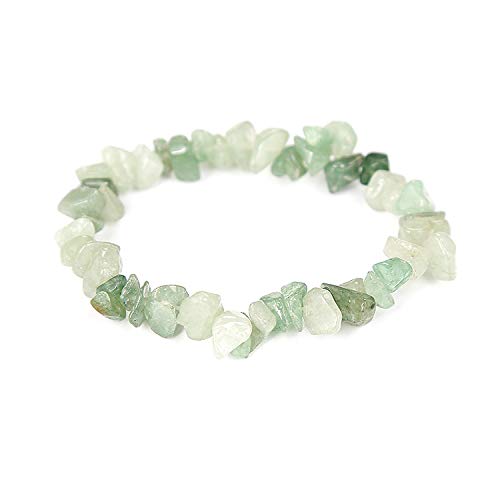 XIANNVXI Prehnite Beads, Natural Chip Stone Beads 400Pcs Crystal Bead 5-8mm Irregular Healing Crystal Loose Rocks for DIY Jewelry Making - color: A-Prehnite