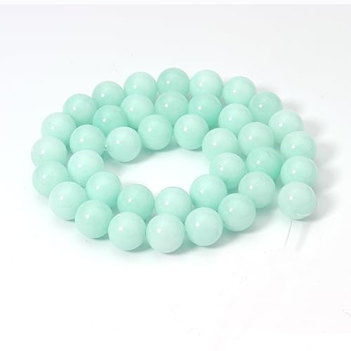 60pcs 6mm Natural Amazonite Gemstone Beads Energy Healing Crystal Round Loose Stone Beads for Jewelry Making, DIY Bracelets Necklaces - color: Amazonite, size: 6mm
