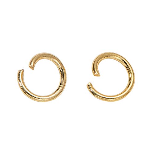 DanLingJewelry 500Pcs 304 Stainless Steel 27 Gauge Open Jump Rings 3mm for Jewelry Making Connectors Jewelry Finding Golden Color - color: 500 pcs - ф3mm δ 0.4mm - Golden