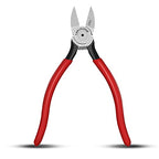 TOOLEAGUE Wire Flush Cutters, 7-Inch Side Cutter Clippers,C-RV Ultra Sharp Flush Cut Pliers, Heavy Duty Wire Cutters for Crafts,Artificial Flowers,Jewelry Making, Electrical & Any Clean Cut Needs