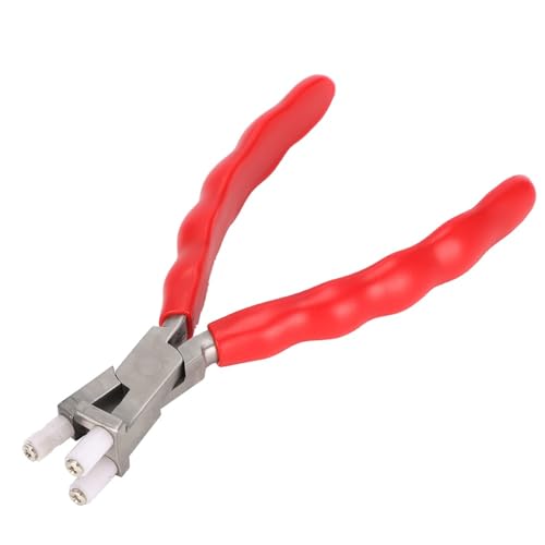 Nylon Jaw Pliers for Jewelry Making Non-Scratch C-Type Pliers with Anti-Slip Handle Round & Flat Nose Design for Wire Bending(pliers) - style: pliers