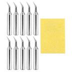 MECCANIXITY Pack of 10 900M Solder Tips Internally Heated Soldering Tips with Cleaning Sponge Pad Replacement Welding Accessories Kit for Electrical Solder Station Tip (900M-T-IS) - style: 900M-T-IS