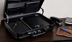 Amazon Basics Portable Security Case Lock Box Safe with Combination Lock for Documents, Valuables, Personal Items, Dorm Room, Home, Large, Black - size: Large