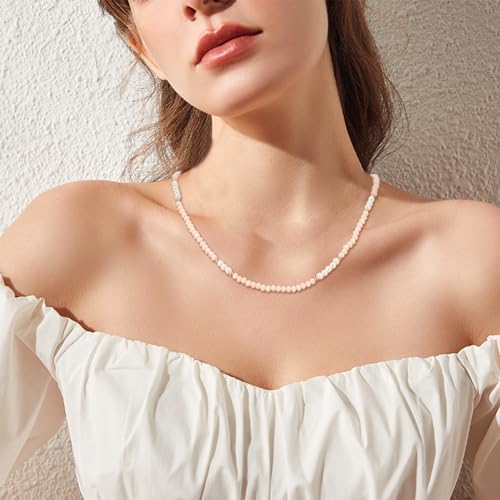 10 Strands Briolette Faceted Rondelle Glass Beads 4x3mm Tiny Opaque Glass Loose Beads 1230pcs for Bracelets Jewelry Making - color: Beige, size: 4x3mm