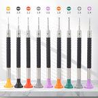 Watch Screwdriver Set with 9pcs Precision Slotted and Phillips，9pcs Different Sizes With 9 Extra Replace Blades Watchmaker Screwdriver Set for Watch/Eyeglass/Jewelry Repair