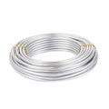 Pandahall 53 Feet Silver Aluminum Wire 4mm Metal Craft Wire for DIY Manual Arts Jewelry Making(Silver)