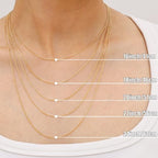 Gacimy Chain Necklace for Women, 14K Gold Plated/Silver Tone Cable Chain for Women, 1.1/1.3mm Thin Dainty Necklace Chains 16-24 Inch - size: 20 Inches, style: 1.3mm Gold