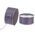 PH PandaHall 100 Yards Beading String 0.1mm Nylon Seed Bead Thread Bracelet Beading Thread Sewing Thread Nylon Braided Thread String for Leather Stitching Beading Jewelry Bracelets Making - color: Gray