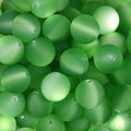 25pcs Resin Transparent Frosted Beads 16mm Cat Eye Circular Rubber Bead Spacer Bead DIY Making Friendship Bracelet Phone Chain Keychain Pen Beads Accessories (Green) - color: Green
