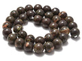 AD Beads Natural Gemstone Smooth Round Loose Beads 15“ 6mm 8mm 10mm (6mm, Plum Jasper) - color: Plum Jasper, size: 6mm