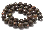 AD Beads Natural Gemstone Smooth Round Loose Beads 15“ 6mm 8mm 10mm (6mm, Plum Jasper) - color: Plum Jasper, size: 6mm