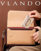 VLANDO Velvet Jewelry Pouch with Zipper - Clear Travel Jewelry Bag Organizer for Business Trips & Gifts - color: A.20 PCS