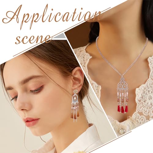 SUNNYCLUE 1 Box 54Pcs 9 Style Chandelier Connector Charms Component Links Alloy Hollow Filigree Pendants Flat Round Teardrop Triangle Shape for Jewelry Making Earring Supplies,Antique Silver - color: 54pcs 9 Style Silver Color