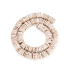 Craftdady 150Pcs 9-12mm Natural Turquoise Heishi Coin Disc Stone Beads Flat Round Disk Gemstone Loose Beads Creamy White for Jewelry Craft Necklace Bracelet Making - color: Creamy White, 9-12mm