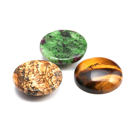 Natural Stones Cabochon 4 6 10 12 14 16 18 20 MM Round No Hole for Making Jewelry - size: 14 MM