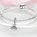 925 sterling silver bracelet necklace pendant, women's jewelry gift, dream catcher net bead pendant, suitable for original bracelets, parties, birthday jewelry gifts - color: KJC053