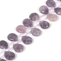 Natural Lepidolite Lithium Mica Faceted Teardrop Healing Gemstone Loose Beads for Jewelry Making Strand 15 Inch - color: Lepidolite Lithium Mica