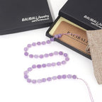 8mm Faceted Natural Amethyst Stone Loose Round Semi Gemstone Beads for Bracelet Necklace Jewelry DIY Making - color: Amethyst-1