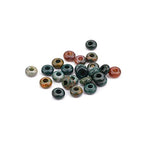 BEADIA Natural Indian Agate Rondelle Stone with Large Hole (4mm) Loose Semi Gemstone Beads for Jewelry Making 10mmx4mm 24pcs - color: Indian Agate, size: 10mm x 4mm