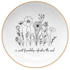 LITTLEBIGGER Friendship gifts for Women – Jewelry Dish, Christian Friend Gifts, Best Friend Birthday Gifts for Women – A Sweet Friendship Refreshes the Soul – Proverbs 27:9 – Mothers Day Gifts - style: Friendship - C