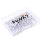 BEADIA Platinum Plated Crimp Beads Non Tarnish 2.5mm 600pcs for Jewelry Making Findings - color: Crimp Beads Platinum, size: 2.5mm