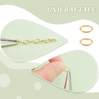 UNICRAFTALE 100 Pcs 304 Stainless Steel Oval Jump Rings, Golden, 5.7mm Wide, 7.5mm Long, 19 Gauge, Perfect for Jewelry Making DIY Craft Earring Bracelet Pendant Choker Findings - size: 7.5mm